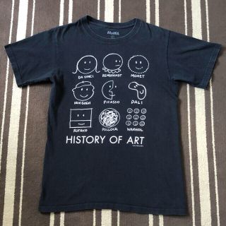 モマ(MOMA)のMoMA “HISTORY OF ART” ドナルド・ザイツ Tシャツ 黒 S(Tシャツ/カットソー(半袖/袖なし))