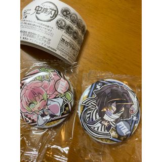 ぴた！でふぉめ 鬼滅の刃 缶バッジ Vol.5 甘露寺　伊黒(キャラクターグッズ)