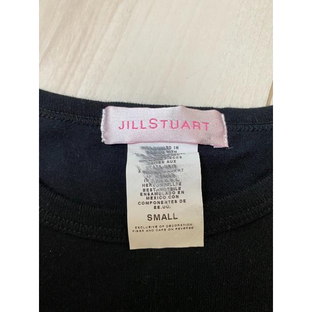 JILLSTUART(ジルスチュアート)のJILL STUART　Tシャツ　黒　ラメ　Sサイズ レディースのトップス(Tシャツ(半袖/袖なし))の商品写真