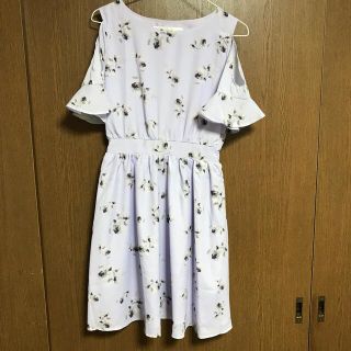 トッコ(tocco)のトッコクローゼット　tocco closet  ワンピース　ブルー　ラベンダー(ひざ丈ワンピース)