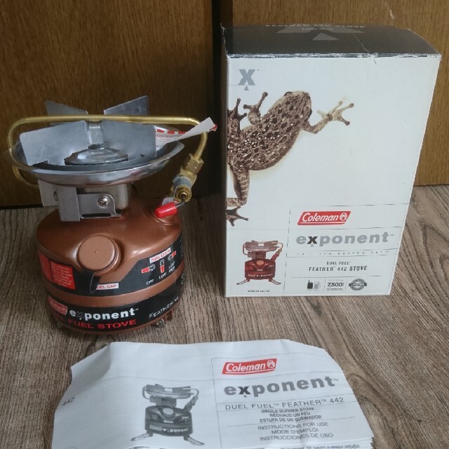 廃盤 コールマン エクスポーネントフェザーデュアルフューエルストーブ