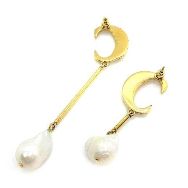 クロエ CHLOE ピアス C パール ゴールド色 白 | bombaytools.com