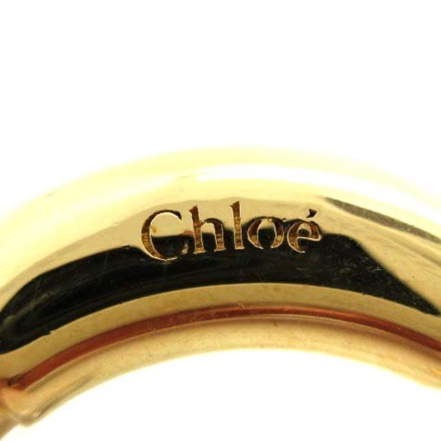 Chloe(クロエ)のクロエ CHLOE ピアス C パール ゴールド色 白 レディースのアクセサリー(ピアス)の商品写真
