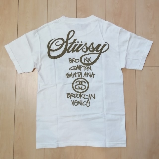 【 STUSSY 】 ステューシー Tシャツ　紺タグ　レア　ワールドツアー