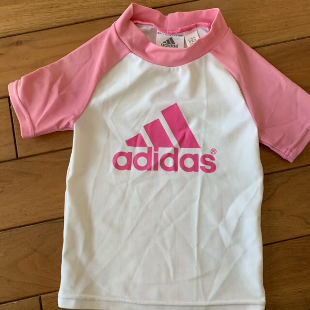 adidas(アディダス)のラッシュガード　adidas 110 キッズ/ベビー/マタニティのキッズ服女の子用(90cm~)(水着)の商品写真