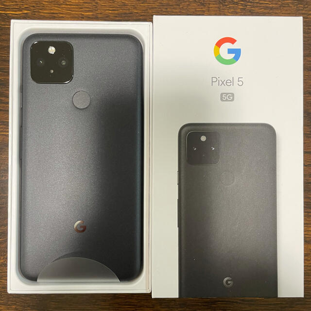 最愛 Google SIMフリー ブラック Pixel5 未使用】Google 【新品