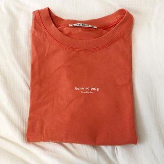 アクネ(ACNE)のAcne Studios  Edie Stamp  ロゴTシャツ(Tシャツ(半袖/袖なし))