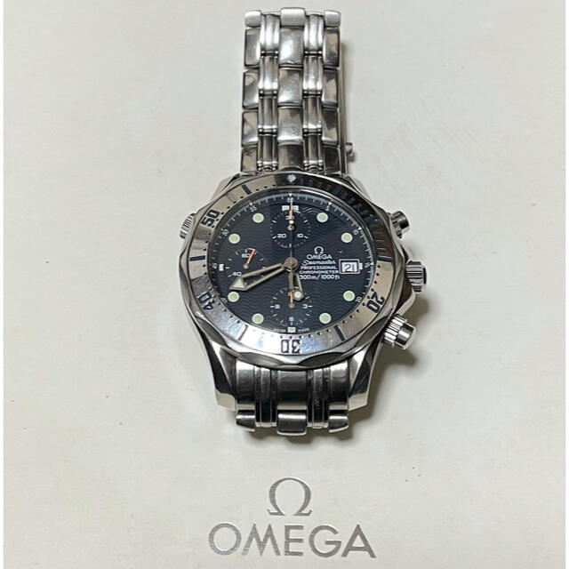 OMEGA(オメガ)の◎オメガ シーマスター クロノグラフ◎OMEGA 本物 実物 メンズの時計(腕時計(アナログ))の商品写真