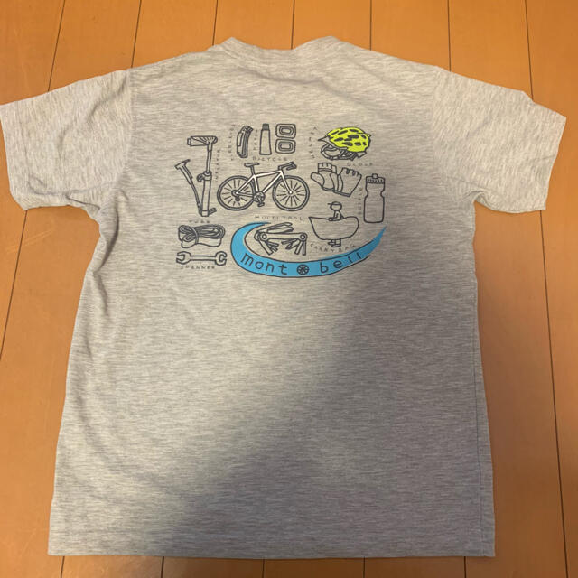 mont bell(モンベル)のモンベル　自転車　Tシャツ　メンズXS メンズのトップス(Tシャツ/カットソー(半袖/袖なし))の商品写真