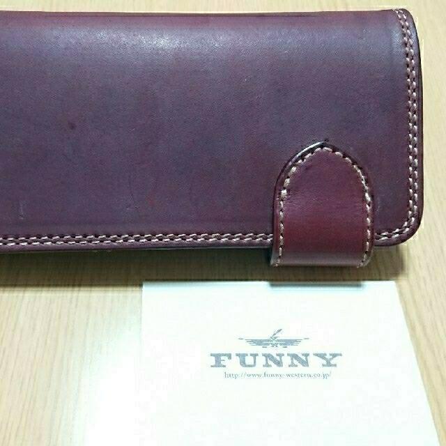 FUNNY(ファニー)のFUNNY TAOSウォレット 長財布 未使用 牛革オイルレザー メンズのファッション小物(長財布)の商品写真