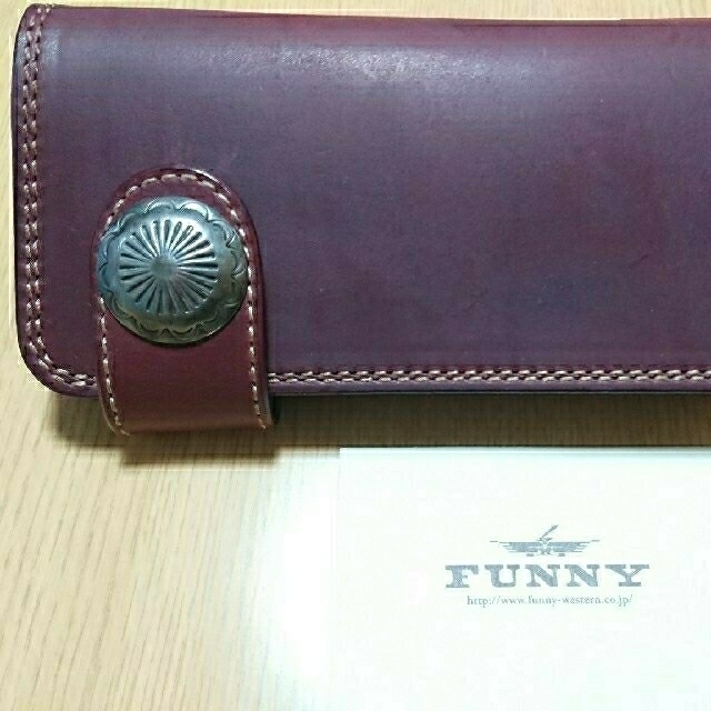 FUNNY(ファニー)のFUNNY TAOSウォレット 長財布 未使用 牛革オイルレザー メンズのファッション小物(長財布)の商品写真