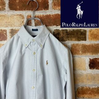 ポロラルフローレン(POLO RALPH LAUREN)のPolo Ralph Lauren シャツストライプ　レディースＳサイズ(シャツ/ブラウス(長袖/七分))