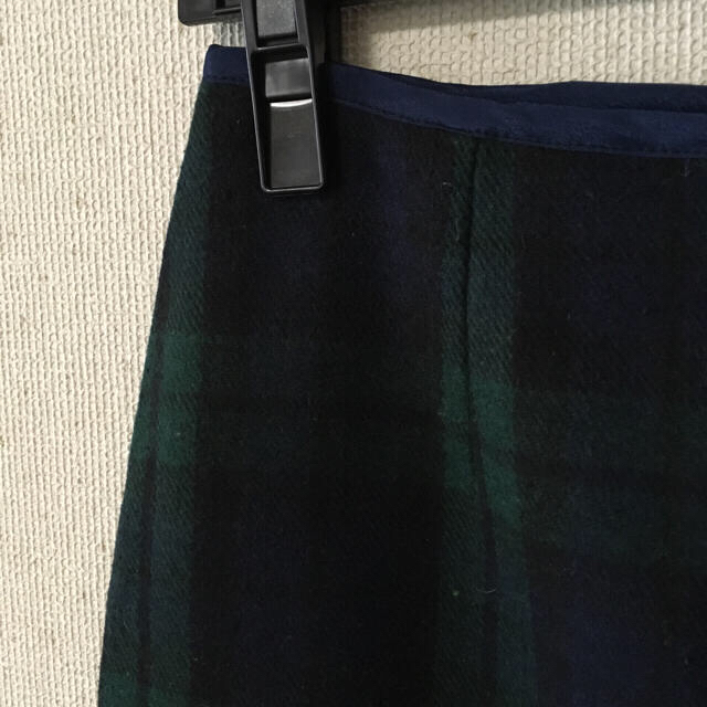 UNITED ARROWS(ユナイテッドアローズ)のチェック×レースタイトスカート レディースのスカート(ひざ丈スカート)の商品写真