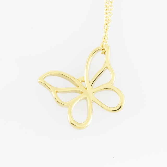 ムによって Tiffany バタフライ ネックレスの通販 by キングラム 激安売り Tiffany バタフライ ネックレス YG 18k ティファニー ネックレス