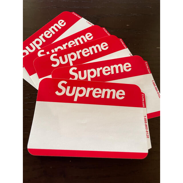 Supreme(シュプリーム)のSupreme／トランプカード09＆NameBadgeStickers セット エンタメ/ホビーのテーブルゲーム/ホビー(トランプ/UNO)の商品写真