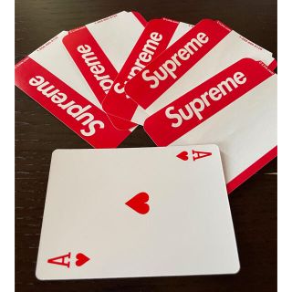 シュプリーム(Supreme)のSupreme／トランプカード09＆NameBadgeStickers セット(トランプ/UNO)