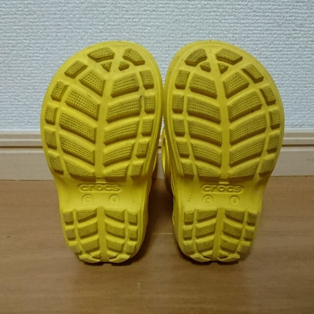 crocs(クロックス)の値下げ‼crocs★レインブーツ キッズ/ベビー/マタニティのベビー靴/シューズ(~14cm)(長靴/レインシューズ)の商品写真