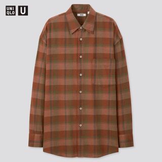 ユニクロ(UNIQLO)のUNIQLO u ライトフランネルワイドフィットチェックシャツ(シャツ)