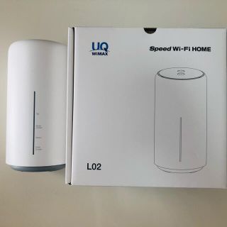 ファーウェイ(HUAWEI)のUQ Speed Wi-Fi HOME L02 ホームルーター(PC周辺機器)