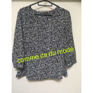 コムサデモード(COMME CA DU MODE)のcomme ca du mode ブラウス トップス＋メンズTシャツ(シャツ/ブラウス(長袖/七分))