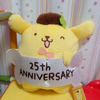 ポムポムプリン(ポムポムプリン)の新品♪サンリオ ポムポムプリン アニバーサリー ビッグ ぬいぐるみ(キャラクターグッズ)