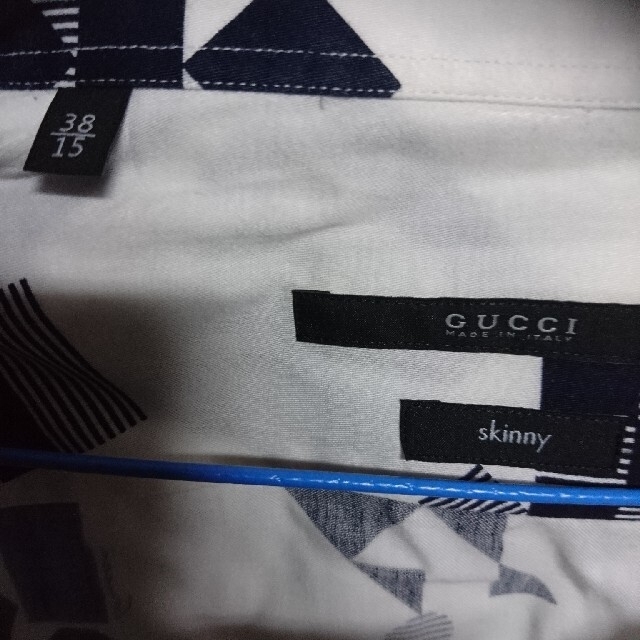 Gucci(グッチ)のMaoさん　専用　GUCCI skinny シャツ メンズのトップス(シャツ)の商品写真