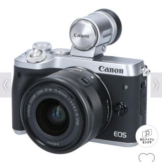 キヤノン(Canon)のCanon EOS M6 レンズキット EVF付き(ミラーレス一眼)