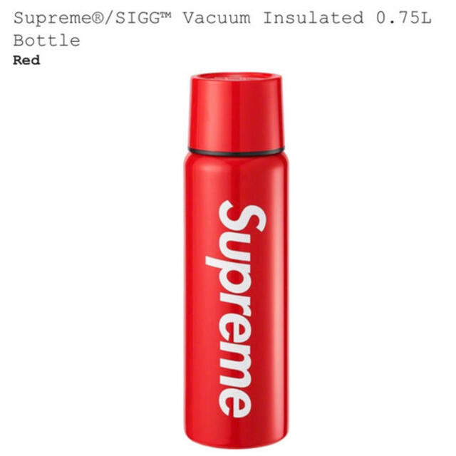 Supreme(シュプリーム)のsupreme SIGG 0.75L Bottle 赤 水筒　 キッズ/ベビー/マタニティの授乳/お食事用品(水筒)の商品写真