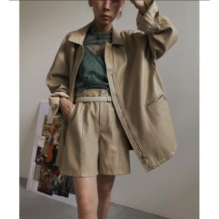 アメリヴィンテージ(Ameri VINTAGE)のAmeri vintage GENTLE FAKE LEATHER JACKET(ライダースジャケット)