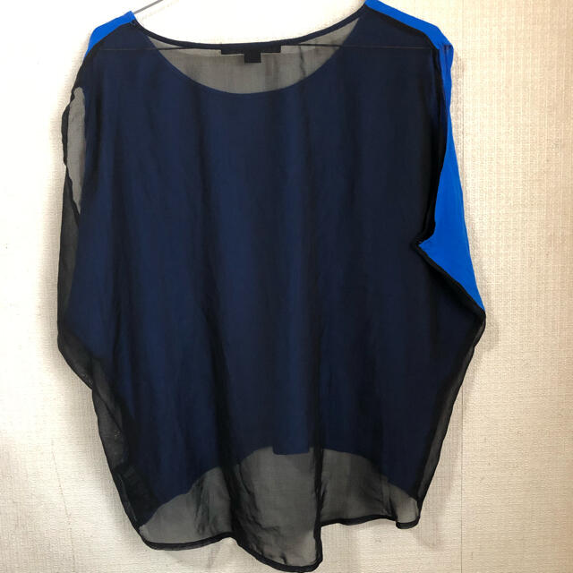 FOREVER 21(フォーエバートゥエンティーワン)のForever 21◆バックシフォンカットソー レディースのトップス(カットソー(半袖/袖なし))の商品写真