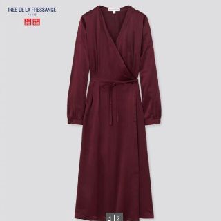 ユニクロ(UNIQLO)のユニクロ イネス シルクラップワンピース 新品 INES(ロングワンピース/マキシワンピース)