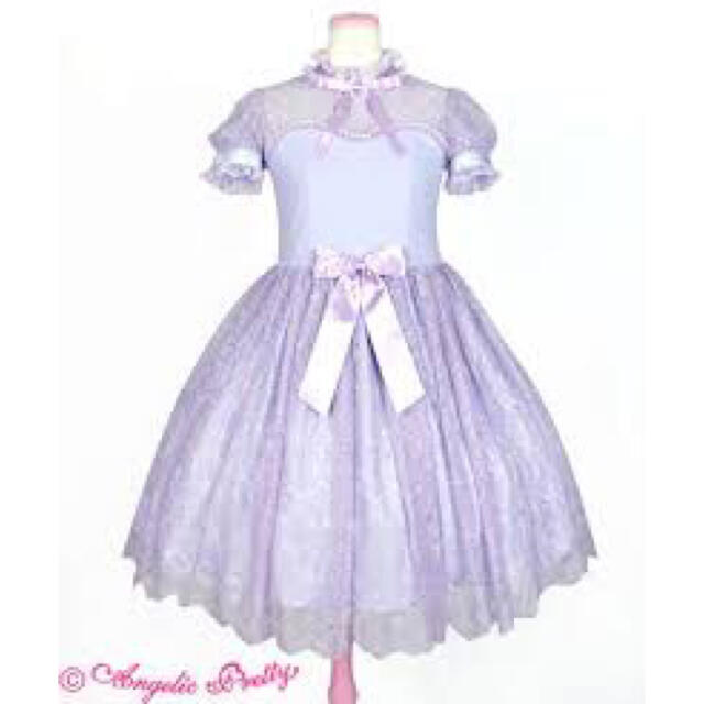 Angelic Pretty Lacy Girl カットワンピース ラベンダー