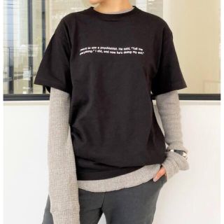 アパルトモンドゥーズィエムクラス(L'Appartement DEUXIEME CLASSE)のmare様専用　　　L'Appartement 【プレジャー】 LOGO TEE(Tシャツ(半袖/袖なし))