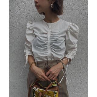 アメリヴィンテージ(Ameri VINTAGE)の2WAY LADY FISHBONE MINI BLOUSE (シャツ/ブラウス(長袖/七分))