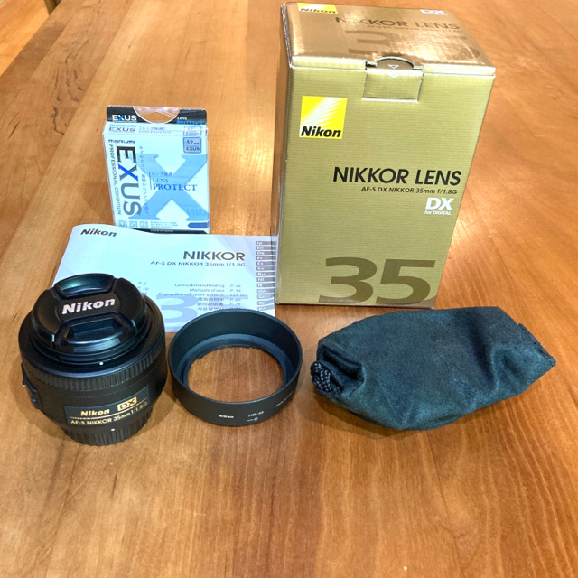 AF-S DX NIKKOR 35mm f/1.8G+レンズプロテクター 【限定特価】 6000円
