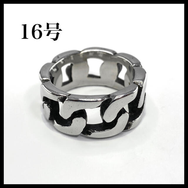 16号　チェーンリング　喜平　韓国　ファッション　指輪　品質保証　配送保証 メンズのアクセサリー(リング(指輪))の商品写真