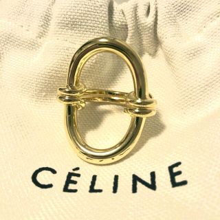 セリーヌ(celine)の新品 CELINE セリーヌ Vertical Ring ゴールド リング 指輪(リング(指輪))