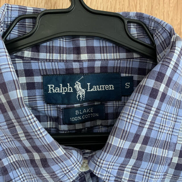 Ralph Lauren ラルフローレン チェックシャツ 半袖 青 メンズの通販 by なつ's shop｜ラルフローレンならラクマ