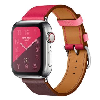 Apple Watch アップルウォッチ　バンド　レザーベルト　バイカラー(レザーベルト)