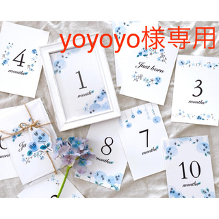 【yoyoyo様専用】 マンスリーカード　月齢カード　紫陽花(アルバム)