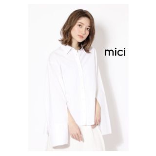 ローズバッド(ROSE BUD)のmici  ミチ  スリットスリーブシャツ(シャツ/ブラウス(長袖/七分))