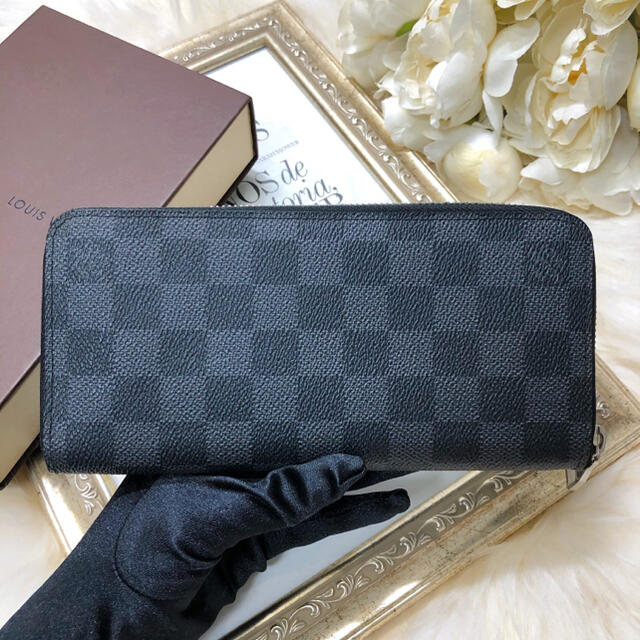 ルイヴィトン 長財布 ヴェルティカル メンズ グラフィット 財布 ダミエ