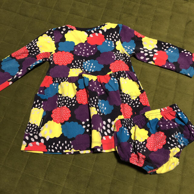 marimekko(マリメッコ)のmarimekko ワンピース&パンツセット 80 キッズ/ベビー/マタニティのベビー服(~85cm)(ワンピース)の商品写真