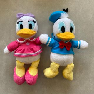 ディズニー(Disney)のビーンズコレクション　ドナルド、デイジー　美品(ぬいぐるみ)