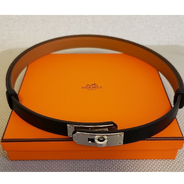 極美品‼️HERMES エルメス　♥ケリーベルト ★シルバー金具