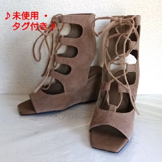 エモダ(EMODA)のLACE UP FITシューズ♡EMODA エモダ 未使用 タグ付き(サンダル)