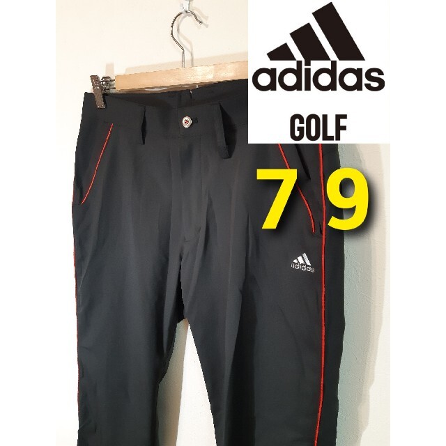 adidas(アディダス)の【adidas GOLF】春夏ゴルフパンツ/ウエスト７９/バッグプリントメンズ スポーツ/アウトドアのゴルフ(ウエア)の商品写真