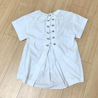 サカイ(sacai)のsacai 編み上げレーストップス(シャツ/ブラウス(長袖/七分))