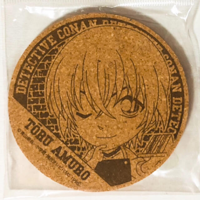 新品★名探偵コナン【安室透】喫茶ポアロ★コルクコースター エンタメ/ホビーのアニメグッズ(その他)の商品写真