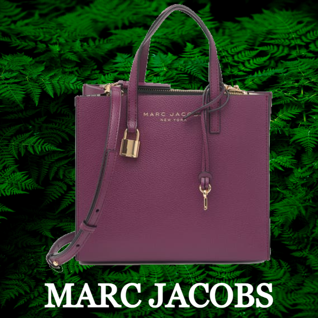 ★SALE☆【MARC JACOBS】ロゴミニグラインドコートレザートートトートバッグ